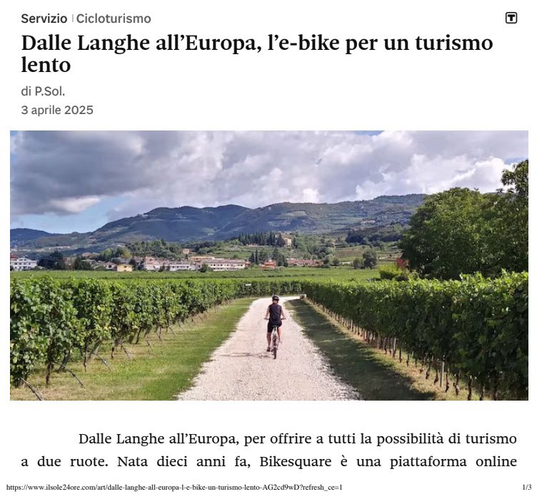 articolo Il Sole 24 ore