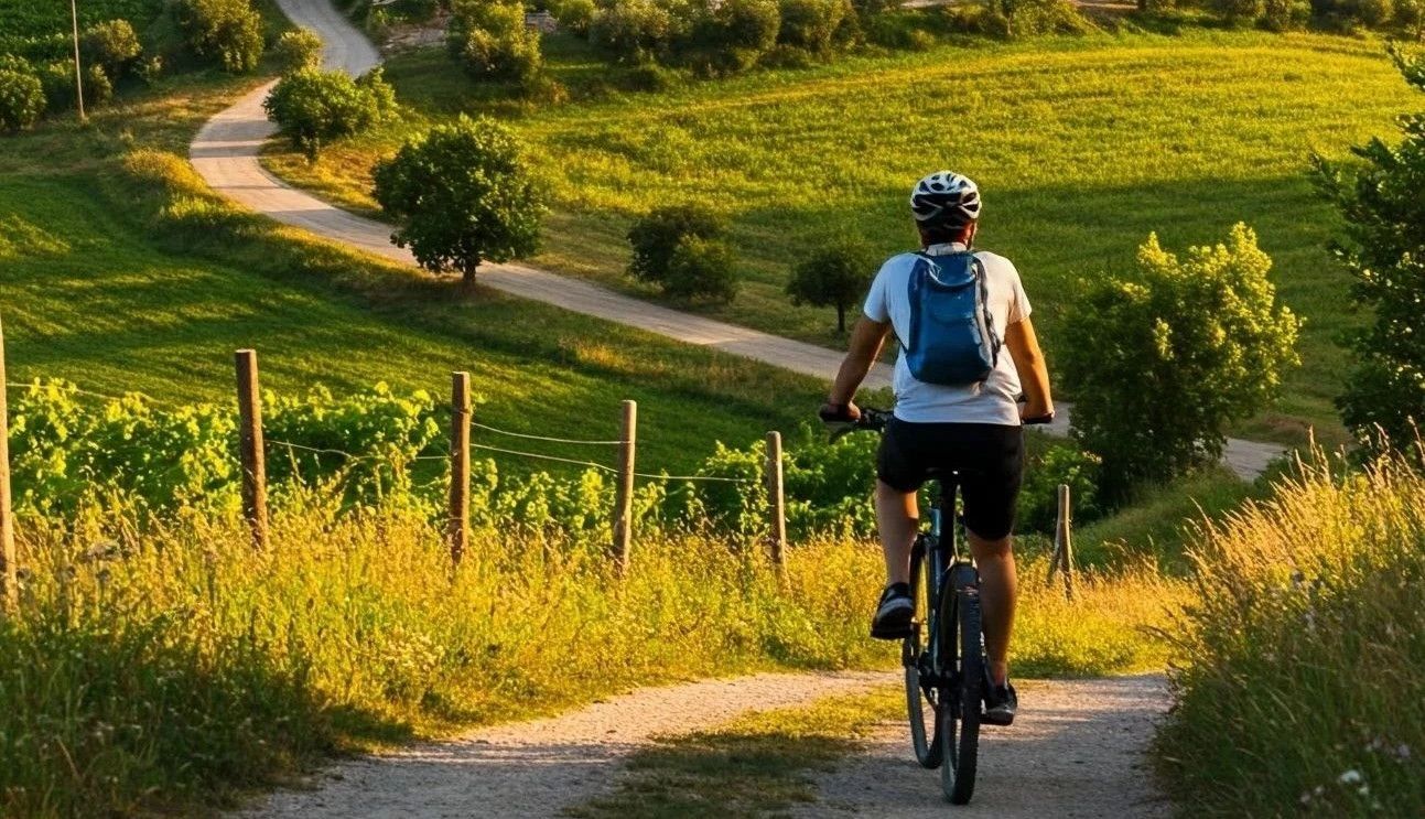 Scopri la Sabina con BikeSquare: percorsi e-bike tra borghi medievali, natura e storia. Esperienze per tutti i livelli da Casperia a Montasola.
