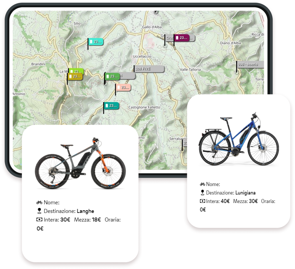 BikeSquare Rental Manager mappa
