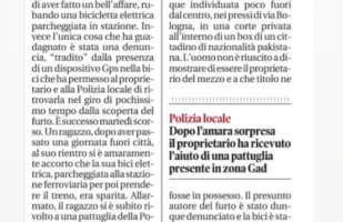 blog, GPS BikeSquare, ritrovata la bici rubata