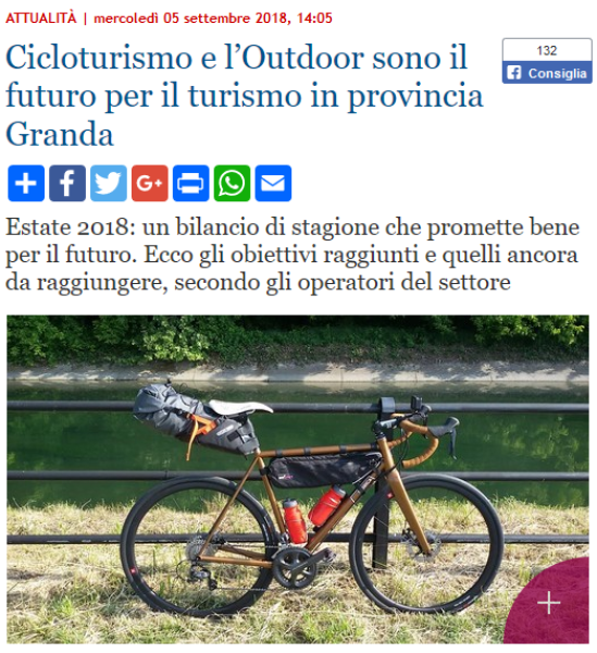 TargatoCn sempre attenta al territorio si occupa di noi e di turismo sotenibile