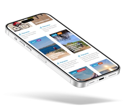 app BikeSquare con il percorso della Ciclonica
