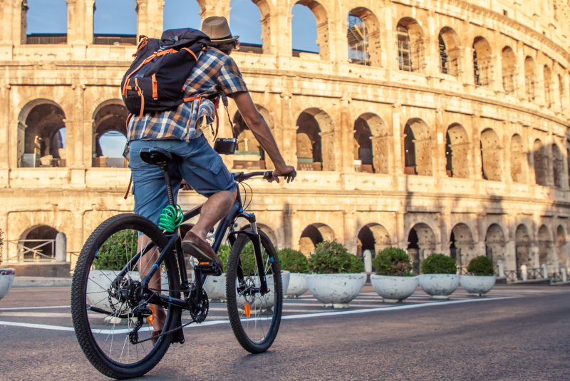 punto di noleggio ebike Roma